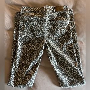 Leopard Print American Eagle Jeans